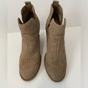 Suede booties